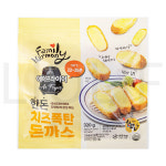 하늘푸드 Family Harmony 에어프라이어 한돈 치즈 폭탄 돈까스 2개입 (냉동) 320g 1개 : Super Fresh
