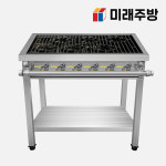 업소용 간택기 가스레인지 식당 화구 영업용 900mm, LPG(프로판가스), 좌간 일반버너 : 미래주방