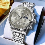 OLEVS 시계 남성용 클래식 남성 드레스는 읽기 쉬운 라지 시계입니다 페이스 파라 홈브레 손목시계 캐주얼 고급 릴로제 아날로그 G5529-G... 