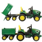 전동 트랙터 푸쉬카 장난감 농장놀이 아이 리얼 키즈 구동 전동카 탑승 승용 블루 륜 : 4년의고수