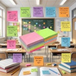 다용도 점착메모지 1,000매 접착강한 메모지 : 루미온플러스