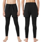 IAUSOT 보이즈 투인원 애슬레틱 액티브 레깅스 복싱 피트니스 스포츠 러닝 퀵 드라이 : 딜팡몰