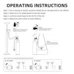CYCLAMI 1 3L 분리형 에어 탱크 자전거 타이어 인플레이터 MTB 로드 29 튜브리스 부스터 실린더 사이클링용 : 클린업마켓