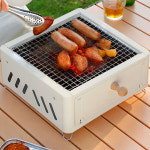 바베큐그릴 화로대 미니 화롯대 연탄구이 가정용 캠핑그릴 숯불바베큐 개인 연탄 경량 꼬치 : 디프마켓