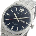 [희소 역수입 모델] 카시오 CASIO 쿼츠 맨즈 손목시계 MTP-1335 D-2 A 네이비실버 [병행 수입품] : ARNAGE