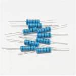 10 개/묶음 5W 1 금속 필름 저항 0 1R ~ 10M 1K 1 2 5 4 7 22 43 120 220 18 390 470 82 R K ohm 10K 100K 1M 910K : 오십육플렉스