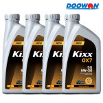 킥스 GX7 SQ 5W-30 1L 가솔린 합성유 엔진오일 4개 : 두원몰