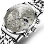 OLEVS 시계 남성용 클래식 남성 드레스는 읽기 쉬운 라지 시계입니다 페이스 파라 홈브레 손목시계 캐주얼 고급 릴로제 아날로그 G5529-G... 