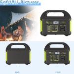 휴대용 발전소 500W 460Wh 384Wh 리튬인산철 배터리 태양광 발전기 야외 캠핑용 파워뱅크 : 하파파 프리미엄 리치 마켓