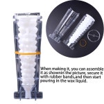 크리스마스 트리 촛불 실리콘 몰드 DIY 변형 방지 플라스틱 외부 라이닝 공예 만들기 아로마 비누 양초 도구 : 반월무역10