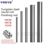 HRC68/58 YG10X 초경봉 1 2 3 4 5 6 7 8 10-20.0mm 직경 50/75/100mm 스트레이트 생크 롱 초경 라운드 바 선반 공구 : Soy commerce