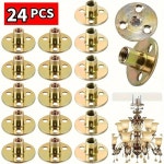 철판 너트 삼공 M6 M8 소파 장치 M10 플랜지 결합 가구 고정 액세서리 나사 24pcs M10 : BBP shop