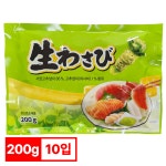 와사비분말 업소용 분말 생와사비 200g, 10개 : 바른식자재