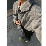 워셔블 하프 집업 니트 MXKT71A3 : petitdu01