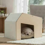 꾸미네 숨숨집 프리미엄 강아지집 원목 강아지 고양이 펫하우스 : 꾸미네ccoomeene