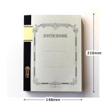 츠바메 노트북 A5 가로형 0.3인치 7mm x 24줄 100장 H100S H2006 100 Sheets : 비엔S