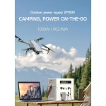 LiFePO4 휴대용 발전소 1000W 902WH 모바일 전원 공급 장치 태양광 발전기 500W 300W 100W 배터리 전원 저장 캠핑용 : 하파파 프리미엄... 