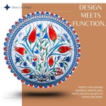 노바엠 6팩 스테인리스 스틸 디핑 볼 지중해 디자인의 3 74인치 소형 소스 샤르쿠테리 간장 향신료 타파스 아침 식사 테이블 튤립의 춤... 