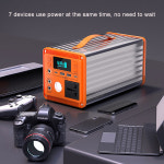 휴대용 발전소 200W 300W 솔라 광 발전기 110V 220V 야외 비상 에너지 발전소 225Wh 캠핑 전원 : 나디아온