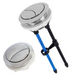 58mm / 2 28인치 화장실 푸시 버튼 화장실 탱크 버튼 듀얼 푸시... 조절 가능한 화장실 물탱크 버튼 아메리칸 스탠다드용 콜러용 : gumebest