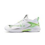 미즈노 웨이브 클로네오3 와이드 화이트실버 배드민턴화 인도어화 배구화 : 메이크라켓