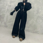 라임 기모 투웨이팬츠 : 진바니