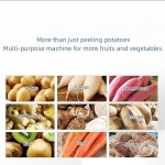 라미식 다기능 전기 물 구동 감자 필러 및 슬라이서 기계 당근 세척 : 유유온몰