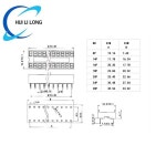 DIP IC 소켓 어댑터 솔더 유형 소켓 키트 6 8 14 16 18 20 24 28 핀 DIP-6 DIP-8 DIP-14 IC 커넥터 66 개상자 : 나디아팜