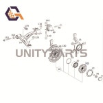 메르세데스 벤츠 W176 A200 AMG CLA180 A2463370145용 앞 좌측 또는 휠 베어링 허브 : 아르미오스토어