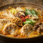 토박이 두부김치만두 떡국 전골 왕 김치 감자만두 물 냉동 포자 : 토박이마을