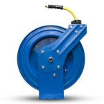 오일 실드 18ga. 헤비 듀티 리트랙터블 에어 50인치) 차세대 - 호스 x 릴 OSRHD3850 고무 호스(3/8인치 1/2 x 50 HD Reel : 글직가