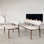 로포텐 오로라 원목 쿠션 등받이 식탁 벤치 의자 1100 : Lofoten 로포텐