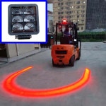 지게차안전빔 LED U 라인 레이저빔 램프 안전빔 안전선 신형 레드라이트 지게차 아크 경고등 1개 : Maven store