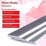 13인치 록웰 플래너 조이너 나이프 13-1/8 x 델타 22-671, 22-661, 22-655, 1 22-650, 블레이드 적합 RC-33, C630, 인치 프로이트 바튼... 