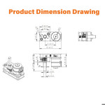 1218-15BY 웜기어 브러시리스 스테퍼 모터 방진 5V 마이크로 모터가 장착된 2상 4선 올메탈 기어 : 나디아백구마켓