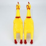 크레이지 치킨 완구 비식품 1타 6개입 소리나는장난감 닭인형 울부짖는닭 소리내는닭 미친닭인형 소리내는미친닭 : 유니블샵