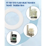 Urnkowy 4팩 화장실 플러시 밸브 실리콘 씰 토토 THU440 A THU451 THU826 u2013A 10A THU407 81mm OD / 54mm ID 개스킷용 : 구마 store