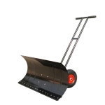 바퀴 제설기 삽 핸드푸시 소형 밀대 제설차 축사청소 눈삽 A.단극제설삽(74x35CM) : 인터네셔널 케이상사
