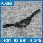 기아 리오 X-라인 헤드라이트 조정 스위치 93400 H2950 상하향등 제어 레버 와이퍼 자동차 부품 액세서리 : 진성글로벌로지스9