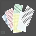 쑤니상점 원형스티커 333 지름3mm 6매 차량 어린이집 색깔분류 : 쑤니 상점