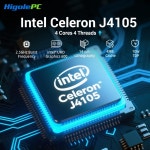히골 PC 스틱 팬리스 미니 인텔 J4105 윈도우 11 WiFi5 8GB 노트북 데스크탑 HDMI 4K TV 컴퓨터 : 서대소소온
