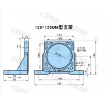 유도 소형 기계 브래킷, AC 기어드 모터, 400W : 마스툴