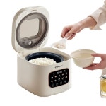 최신 다채로운 디지털 터치 스크린 다기능 3L 저당 비주얼 전기 밥솥 3~5인용에 적합 : 트레이드셀38