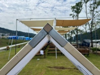 [렌탈] [대여] [임대] A형 친환경 우드하우스 텐트- 대구, 김천, 구미 : 삼오