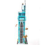 호환 빅 세이브 5201PCS 클래식 타워 76269 아키텍처 스트리트 뷰 조립 인형 미니어처 모델 빌딩 블록 크리스마스 선물 : 나디아팜