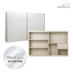 대림바스 DLC1200M 욕실슬라이딩장 화장실수납가구 1200x800 아이보리 : 이바스몰