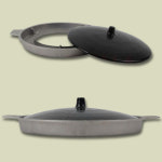 새나로 맥반석 솥뚜껑 구이판 고기불판 삼겹살 식당 업소용 캠핑 : 새나로