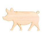 돼지 공예 키트 화환을 쉽게 그릴 있는 미완성 나무 농장 실루엣 DIY 데코 사인 아트 12x9 인치 AVTR 부티크 Sheep : 올오브디디