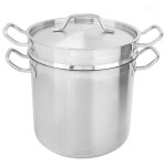 소로 에센셜 - 12 큐트 스테인리스 스틸 파스타 쿠커 뚜껑 포함 4mm 캡슐화 베이스 다용도 스티머로 조리 가능한 재고 냄비 오븐 안전 및 인덕션... 