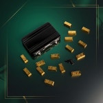 미니어처 007가방 SET 금괴 권총 골드바 돈다발 : 세일창고